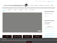 Tablet Screenshot of fundacioncerezalesantoninoycinia.org